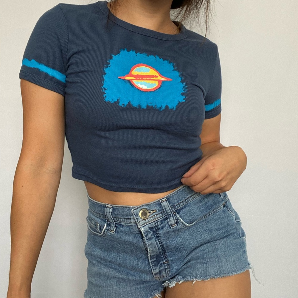 Space Crop Top